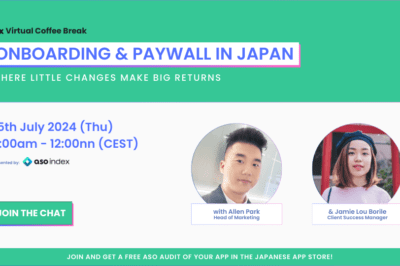 Onboarding & Paywall in Japan: Key Takeaways from our July Webinar